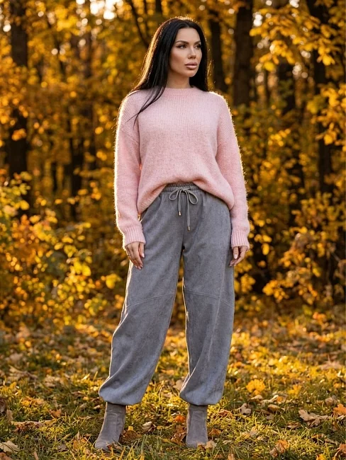 Женские брюки мод.2257 / Серый