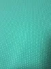 Простыня детская на резинке трикотаж / Горошек на зеленом №2