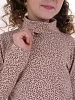 Детская водолазка "Краски" (с горлом) длинный рукав / Леопардовый №1