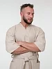 Халат вафельный / бежевый №1