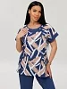 Женский костюм  К-119(К) / Синий (штрихи) №1