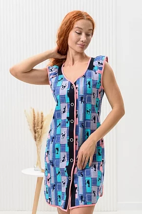 Халат женский 1183 / кошки