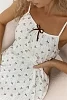 Женская ночная сорочка 37042 / молочный №26
