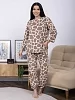 Женский костюм с брюками мод.2282 / Бежевый №1