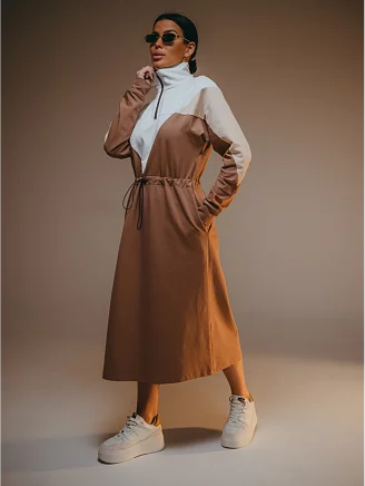 Женское платье Одри / Кофе