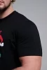 Мужская футболка 8582 / черный+гринч №12