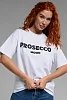 Женская футболка 8506/1 / белый+PROSECCO №1
