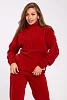 Женский костюм с брюками 35354 / бордовый №10