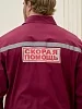 Костюм мужской скорая помощь М-104 Элит-145/Стрейч / бордо №4