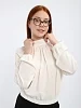 Детская школьная блузка "Надежда" / молочный №15