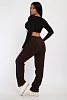 Женские брюки 74729 / шоколадный №6