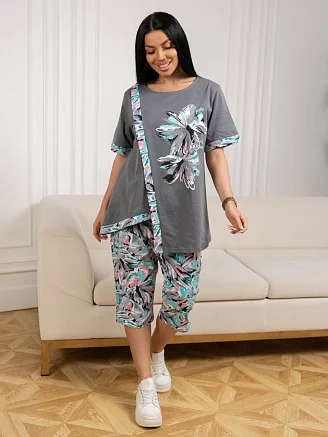 Женский костюм мод.2145 / Серый