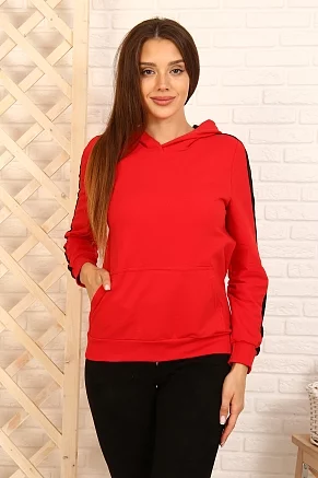 Женская толстовка 33510 / красный