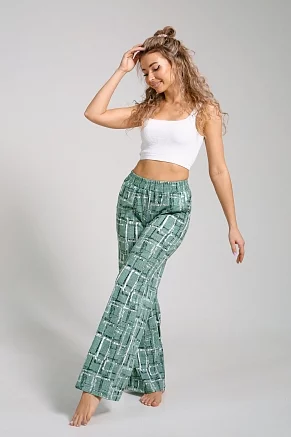 Женские брюки 36940 / зеленый