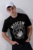 Мужская футболка 8503/1 / черный+Москва