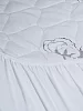 Наматрасник стеганый с бортом Коттон/Cotton / 200 гр/м2 №2