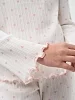 Детская пижама "Ажурные сны" длинный рукав / Розовый №7