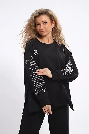 Женский костюм 85035 / черный