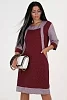Платье женское 31766 / бордо №4