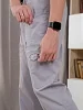 Брюки медицинские мужские М-750 Элит-145 / т.серый №6
