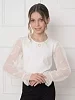 Детская школьная блузка Стрекоза длинный рукав