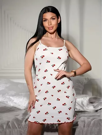 Женская сорочка С1020 / Вишня
