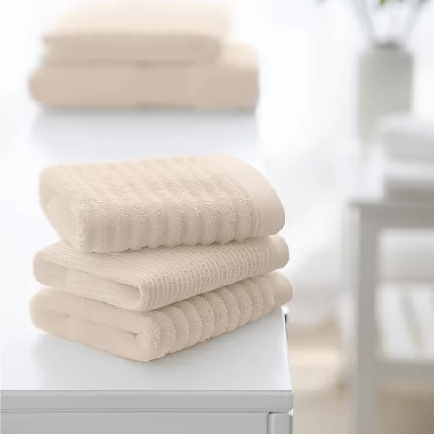 Набор махровых салфеток "Soft Silver" / Экрю