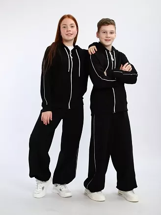 Детский костюм с брюками "Олимпия" / черный