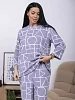 Женский костюм с брюками мод.2282/1 / Серый №4