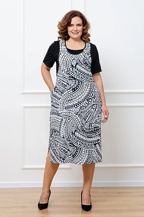 Платье женское 8372 / орнамент