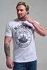 Мужская футболка 8503/1 / белый+Москва №6