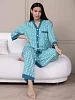 Женский костюм с брюками мод.2270/1 / Зеленый №4