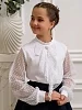 Детская блузка "Олимпия" длинный рукав №9