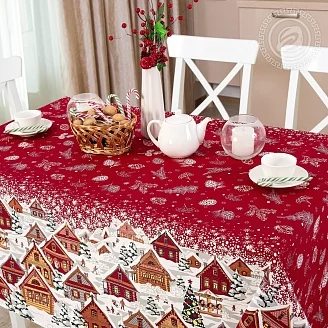 Скатерть рогожка / Новогодняя ночь