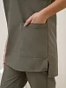 Костюм медицинский женский М-109 Тиси / серо-зелёный №13
