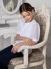Детская школьная блузка Гармония короткий рукав / Белый №4