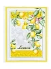 Полотенце кухонное вафельное / Лимонная корзинка