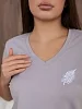 Женская футболка мод.2147/2 / Серый №3