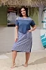 Платье женское 9217 / индиго №3