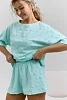 Женский костюм с шортами 37043 / ментол №5