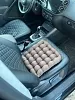 Подушка автомобильная на сиденье "АВТО-БИО" 40x40 / коричневая №3
