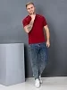 Футболка мужская Атлет / бордовый №2