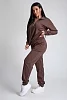 Женский костюм с брюками 32829 / шоколад №4