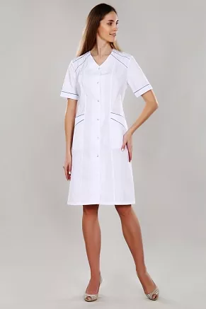 Халат медицинский женский М-022 Тиси / белый