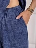 Женский костюм с брюками мод.2225 / Синий №7