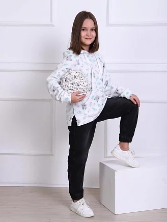 Детская толстовка Шалун / белый