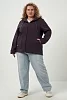 Женская толстовка 83606 / серо-фиолетовый №2