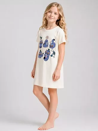 Детская сорочка "Тигрята" арт. дк373