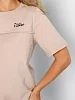 Женская футболка Пропаганда / бежевый №6