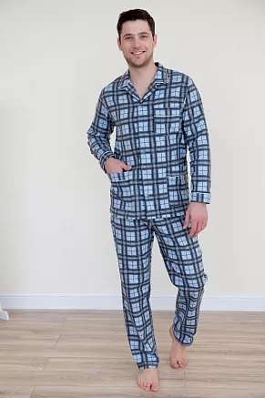 Мужская пижама Фланель М Арт. 7680